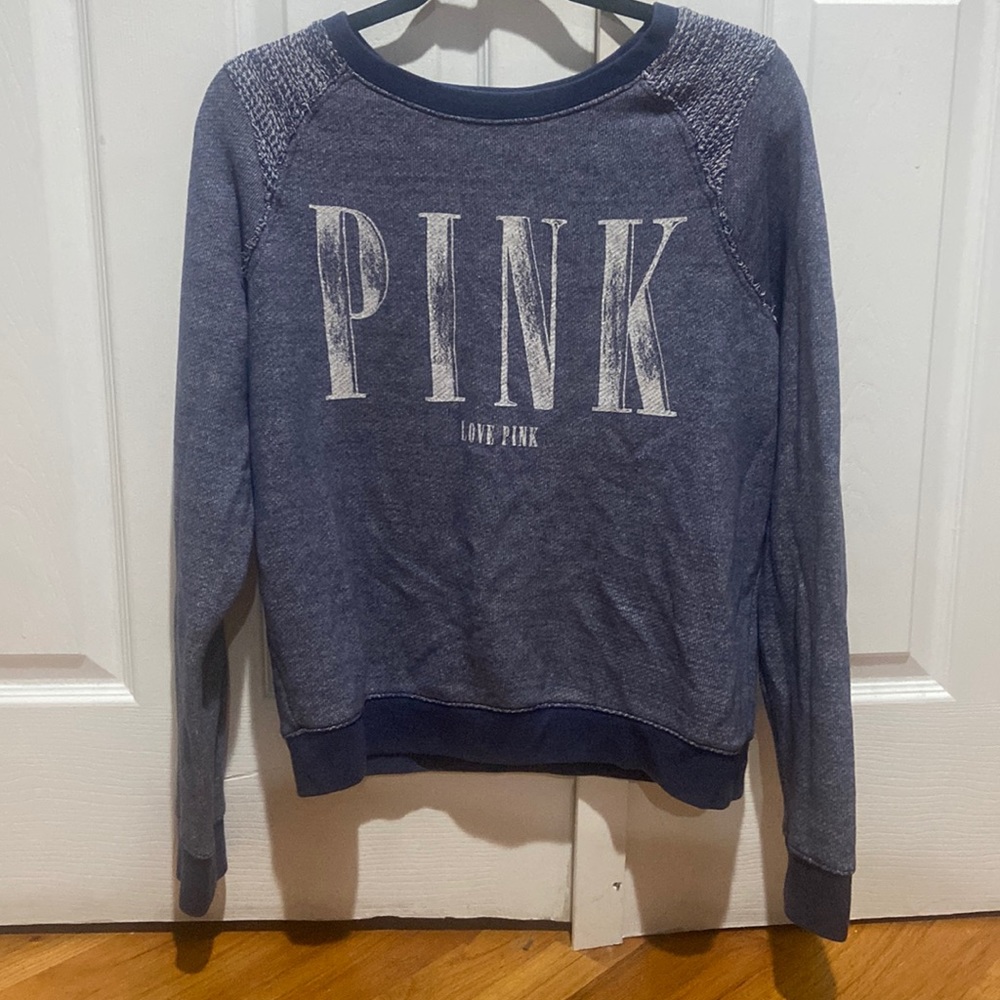 LOVE PINK NAVY BLUE LONG SLEEVE